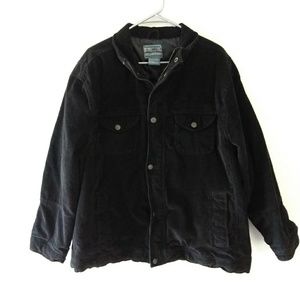 Men's Black Big Creek Clothing Corduroy Coat